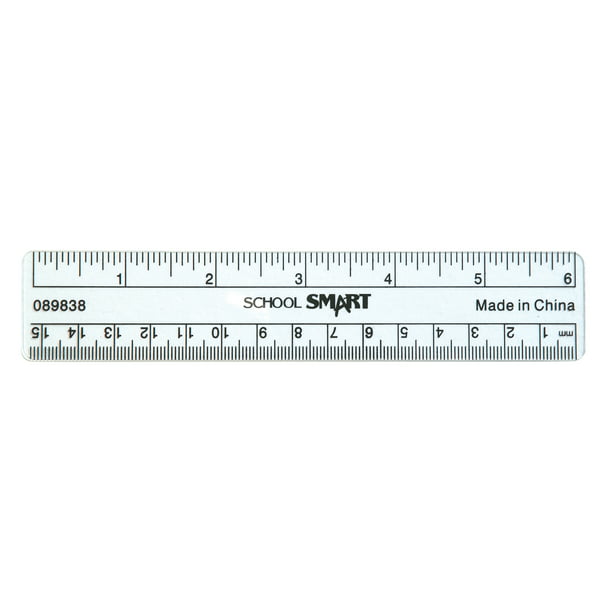 School Kids 6 inch Ruler Clear Green Ruler Plastic Ruler Family Search SEALED